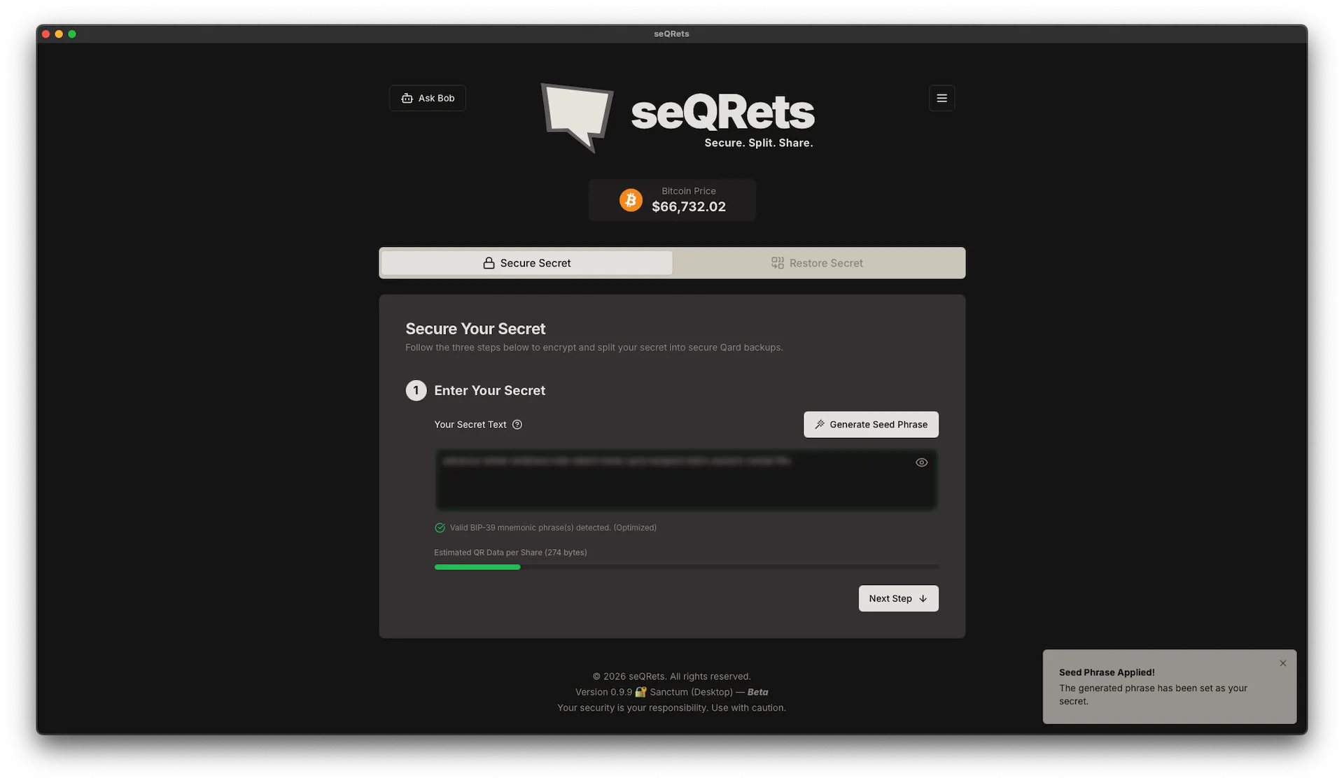 Secure Secrets